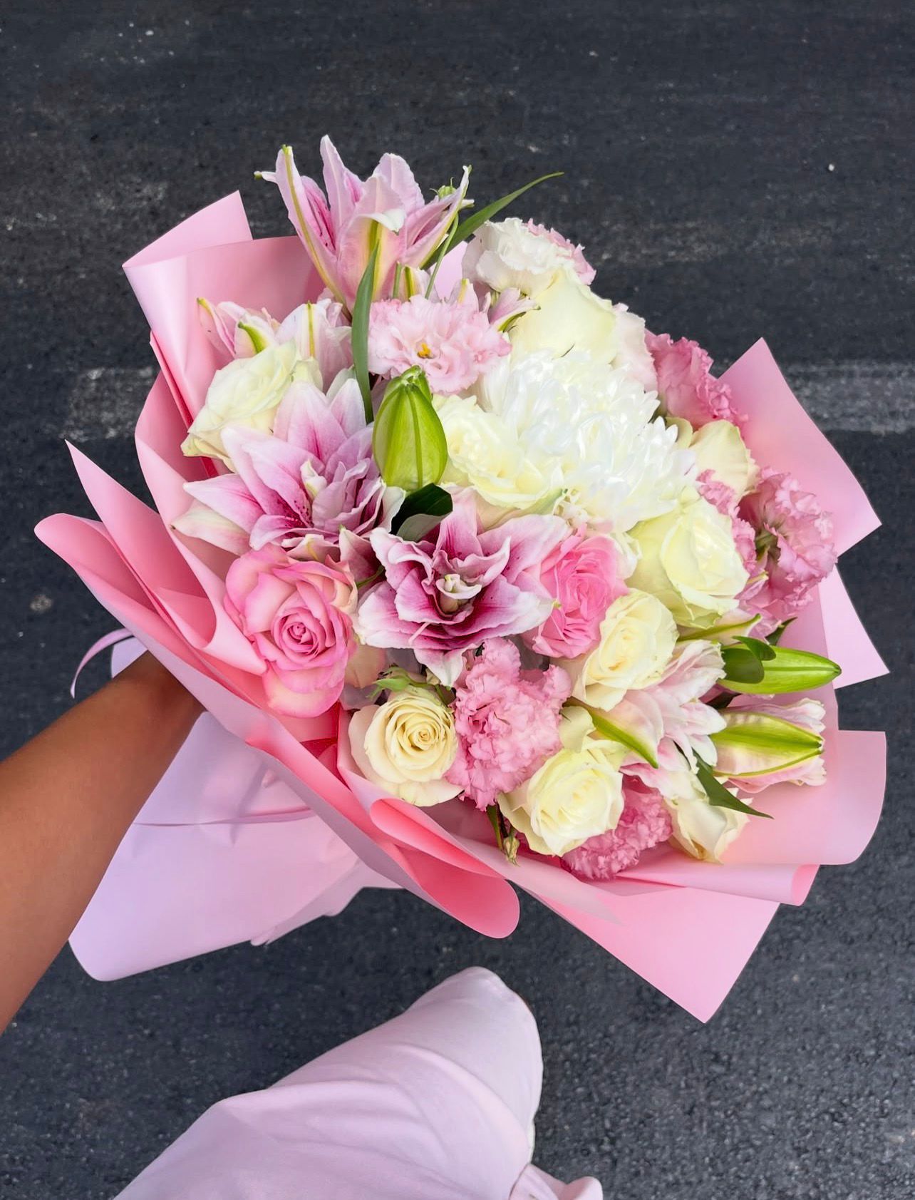 Pembe Lilyum Buket Pembe Lilyum Buket - Görsel 1